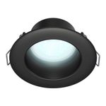 Ojo de Buey LED Empotrable de 4 W Luz de Día Multivoltaje No Atenuable Color Negro