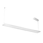 Lámpara Colgante Lineal LED de 45 W Luz Neutra Atenuable 120 Cm Color Blanco