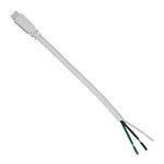 Conector de Alimentación para Luminarios Slim Interconectables Color Blanco