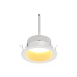 Ojo de Buey LED Empotrable de 20 W Luz Cálida Antideslumbrante No Atenuable Color Blanco