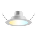 Ojo de Buey LED Empotrable de 10 WCCT Luz Blanca Ajustable Multivoltaje No Atenuable Color Blanco