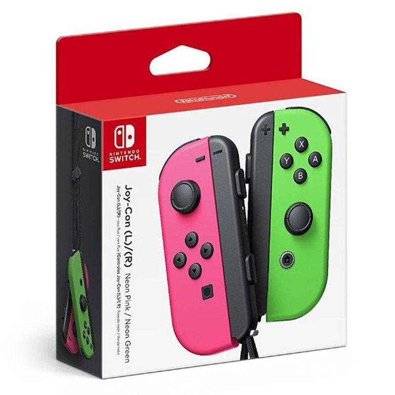 Control Inalámbrico Joy-Con (L)/(R) Neon Pink/Neon Green - Nintendo