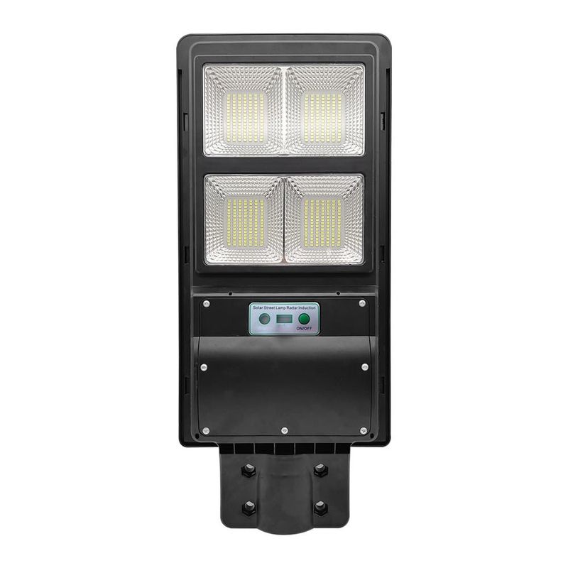 Lámpara Solar LED de 40 W Luz de Día con Sensor de Movimiento y Control Remoto Color Negro