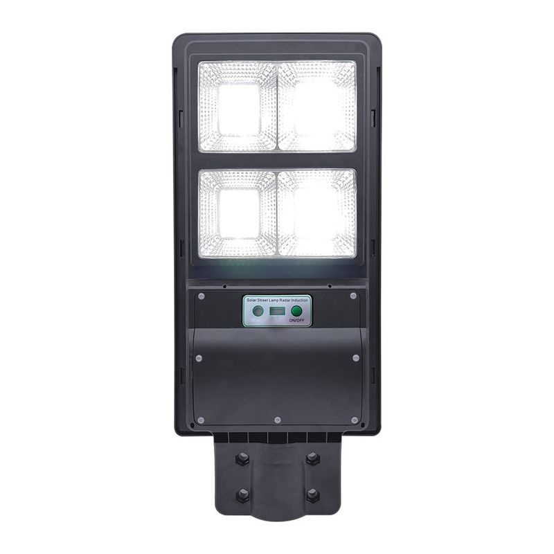 Lámpara Solar LED de 40 W Luz de Día con Sensor de Movimiento y Control Remoto Color Negro