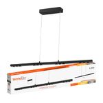 Lámpara Colgante Lineal LED de 43 W Luz Cálida IRC 90 Color Negro