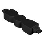 Conector Mecánico Flexible 420° para Luminarios Slim Interconectables Color Negro