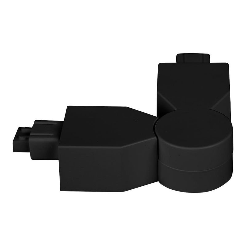 Conector Mecánico Flexible 420° para Luminarios Slim Interconectables Color Negro
