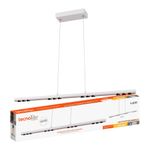 Lámpara Colgante Lineal LED de 43 W Luz Cálida IRC 90 Color Blanco
