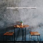 Lámpara Colgante Lineal LED de 43 W Luz Cálida IRC 90 Color Blanco