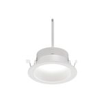 Ojo de Buey LED Empotrable de 20 W Luz Neutra Antideslumbrante No Atenuable Color Blanco