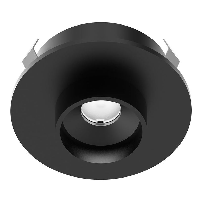 Mini Spot LED Empotrable de 2 W Luz Cálida IRC 90 para Interior Color Negro