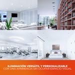 Ojo de Buey LED Empotrable de 6 W Luz de Día Multivoltaje No Atenuable Color Negro