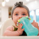 Vaso Entrenador Abacus Azul 340 Ml - Melli Baby