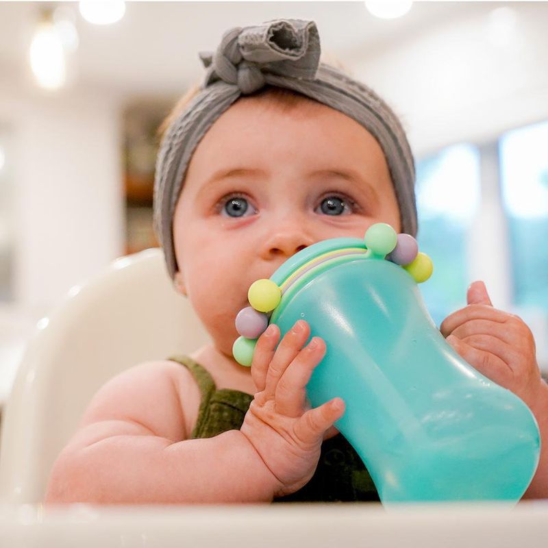 Vaso Entrenador Abacus Azul 340 Ml - Melli Baby