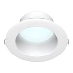 Ojo de Buey LED Empotrable de 10 W Luz de Día Multivoltaje No Atenuable Color Blanco