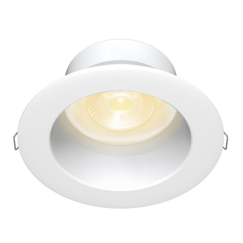 Ojo de Buey LED Empotrable de 10 W Luz Cálida Multivoltaje No Atenuable Color Blanco