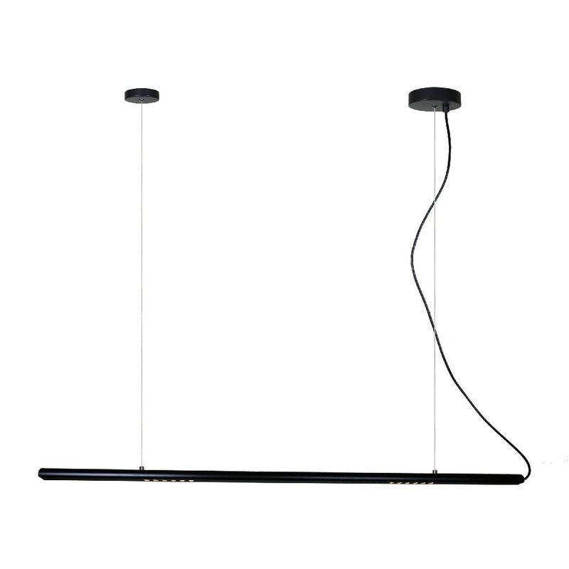 Lámpara Colgante Lineal LED de 12.5 W Luz Cálida 3000 K Atenuable Color Negro