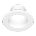 Ojo de Buey LED Empotrable de 6 W Luz Neutra Multivoltaje No Atenuable Color Blanco