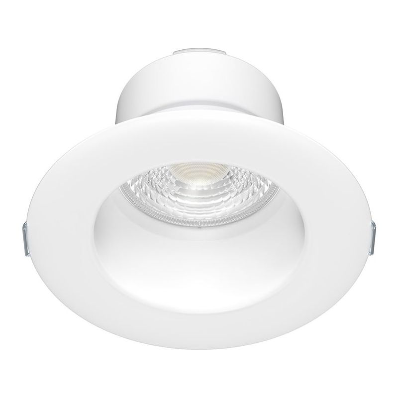 Ojo de Buey LED Empotrable de 6 W Luz Neutra Multivoltaje No Atenuable Color Blanco