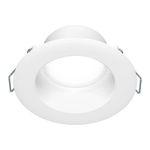 Ojo de Buey LED Empotrable de 4 W Luz Neutra Multivoltaje No Atenuable Color Blanco