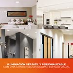 Ojo de Buey LED Empotrable de 10 W Luz Neutra Multivoltaje No Atenuable Color Blanco