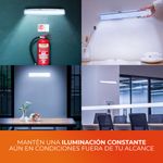 Lámpara LED de Emergencia Recargable de 1 W Luz de Día Portátil Color Blanco