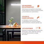 Lámpara LED de Emergencia Recargable de 1 W Luz de Día Portátil Color Blanco