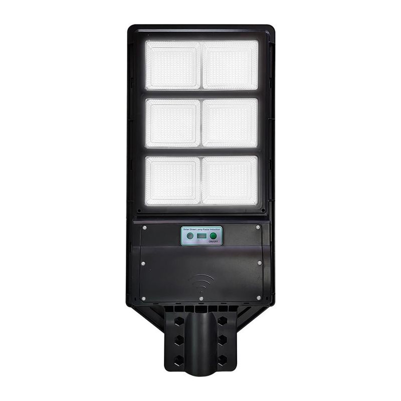 Lámpara Solar LED de 60 W Luz de Día con Sensor de Movimiento y Control Remoto Color Negro