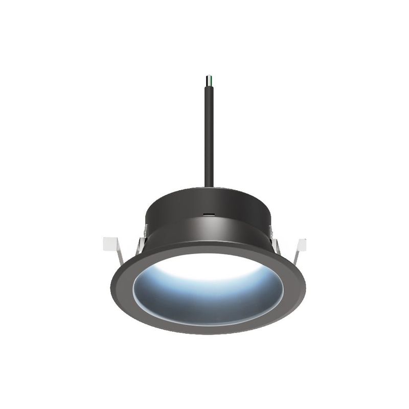 Ojo de Buey LED Empotrable de 20 W Luz de Día Antideslumbrante No Atenuable Color Negro