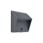 Lámpara Solar Arbotante LED de 11.5 W Luz Cálida con Sensor de Movimiento IP44 Color Gris