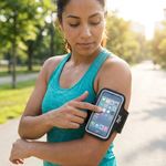 Banda Porta Celular Deportiva para Brazo Color Negro