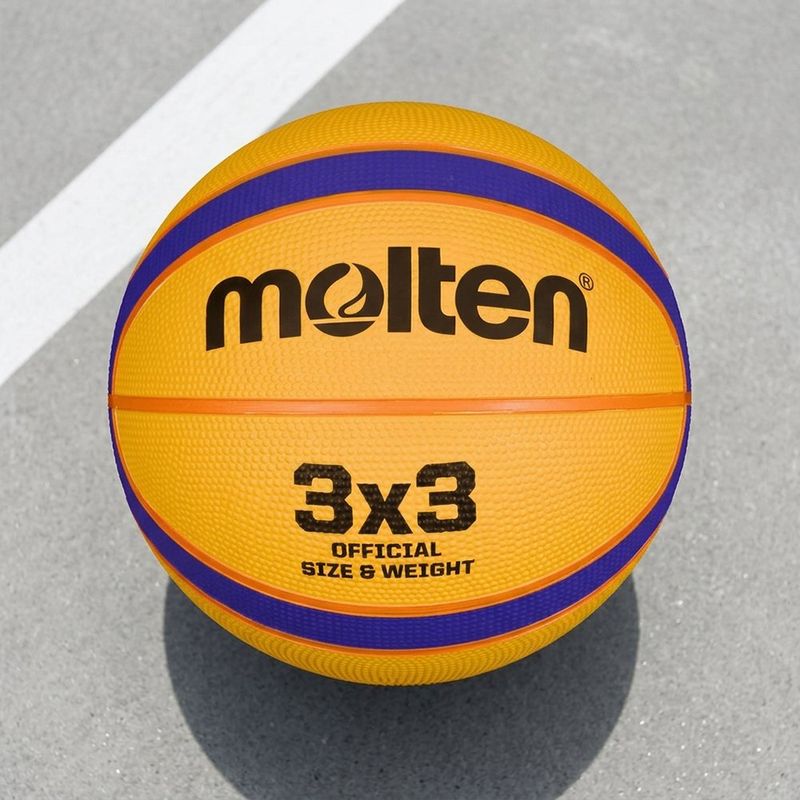 Pelota de Baloncesto Molten No. 6 Color Amarilla y Azul