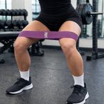 Banda para Piernas de Resistencia Media Color Púrpura