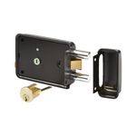 Cerradura Kwikset Sobreponer de 72 mm Izquierda Para Puerta Color Negro
