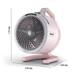 Ventilador Portátil Shark FlexBreeze HydroGo con Nebulización y Asa Color Rosado