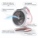 Ventilador Portátil Shark FlexBreeze HydroGo con Nebulización y Asa Color Rosado