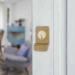 Cerradura Rimlock Llave-Mariposa Gris Derecha 60mm
