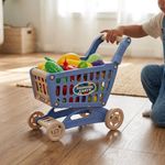 Carrito de Supermercado de Juguete con Accesorios para Niños 25 Piezas Multicolor