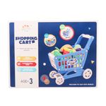Carrito de Supermercado de Juguete con Accesorios para Niños 25 Piezas Multicolor