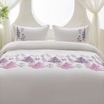 Funda Duvet Queen 100% Algodón 200 Hilos con 2 Fundas Diseño Elysia