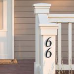 Número 6 para Identificación de Casa Color Negro de 6 Plg