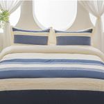 Funda Duvet King 100% Algodón 200 Hilos con 2 Fundas Diseño Ismara