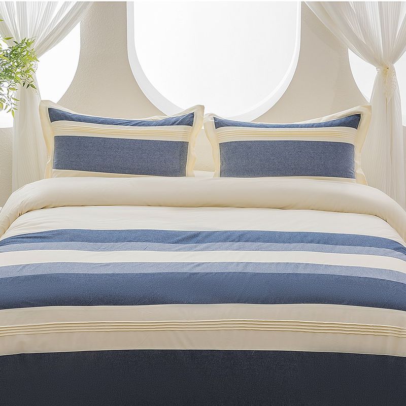 Funda Duvet King 100% Algodón 200 Hilos con 2 Fundas Diseño Ismara