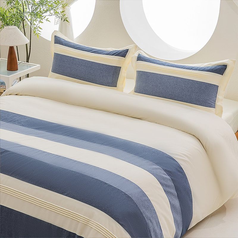 Funda Duvet King 100% Algodón 200 Hilos con 2 Fundas Diseño Ismara