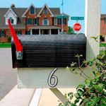 Número 6 para Identificación de Casa Plástico Reflectante de 4 Plg