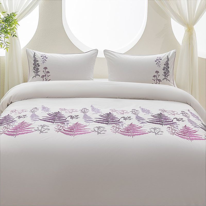 Funda Duvet King 100% Algodón 200 Hilos con 2 Fundas Diseño Elysia