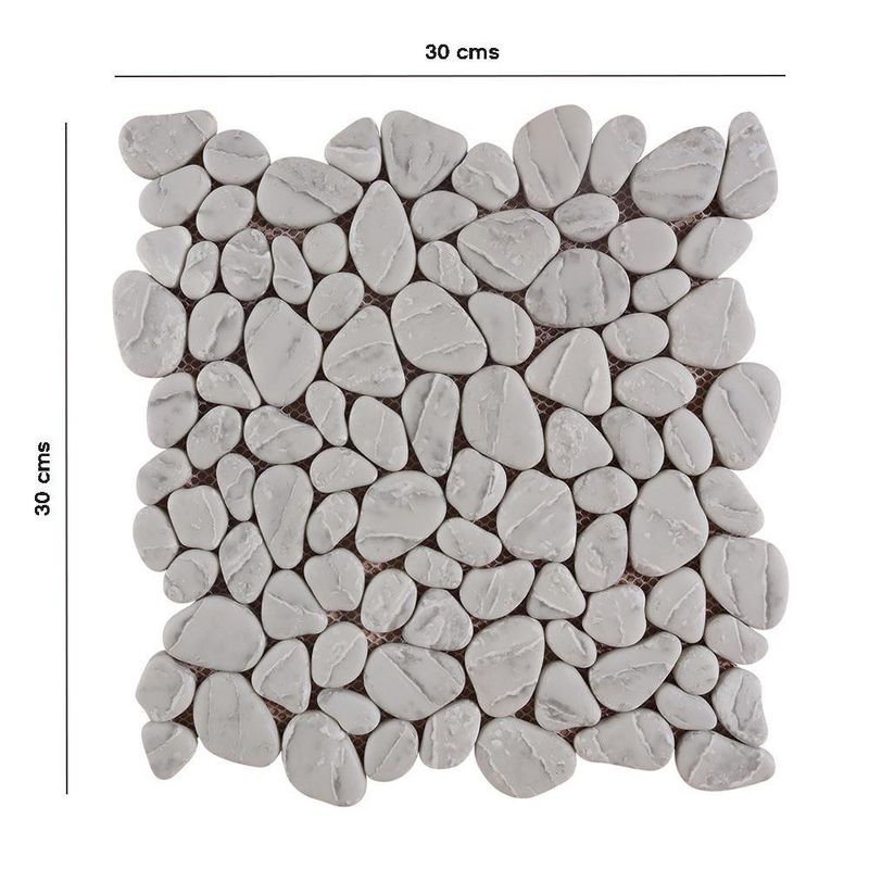 Malla Decorativa Fika de 30 x 30 cm Color Blanco
