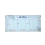 Escritorio Planner con Cubierta de Vidrio de 110 x 50 x 76 Cm
