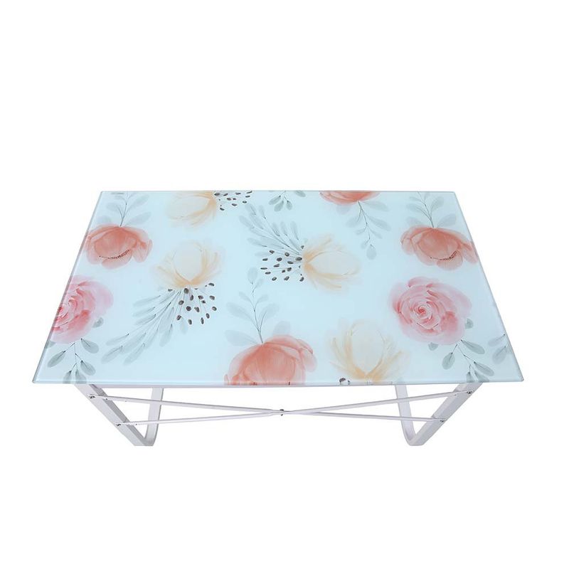 Escritorio Flora Blanco con 2 Gavetas de 100 x 50 x 75 Cm