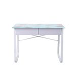 Escritorio Flora Blanco con 2 Gavetas de 100 x 50 x 75 Cm